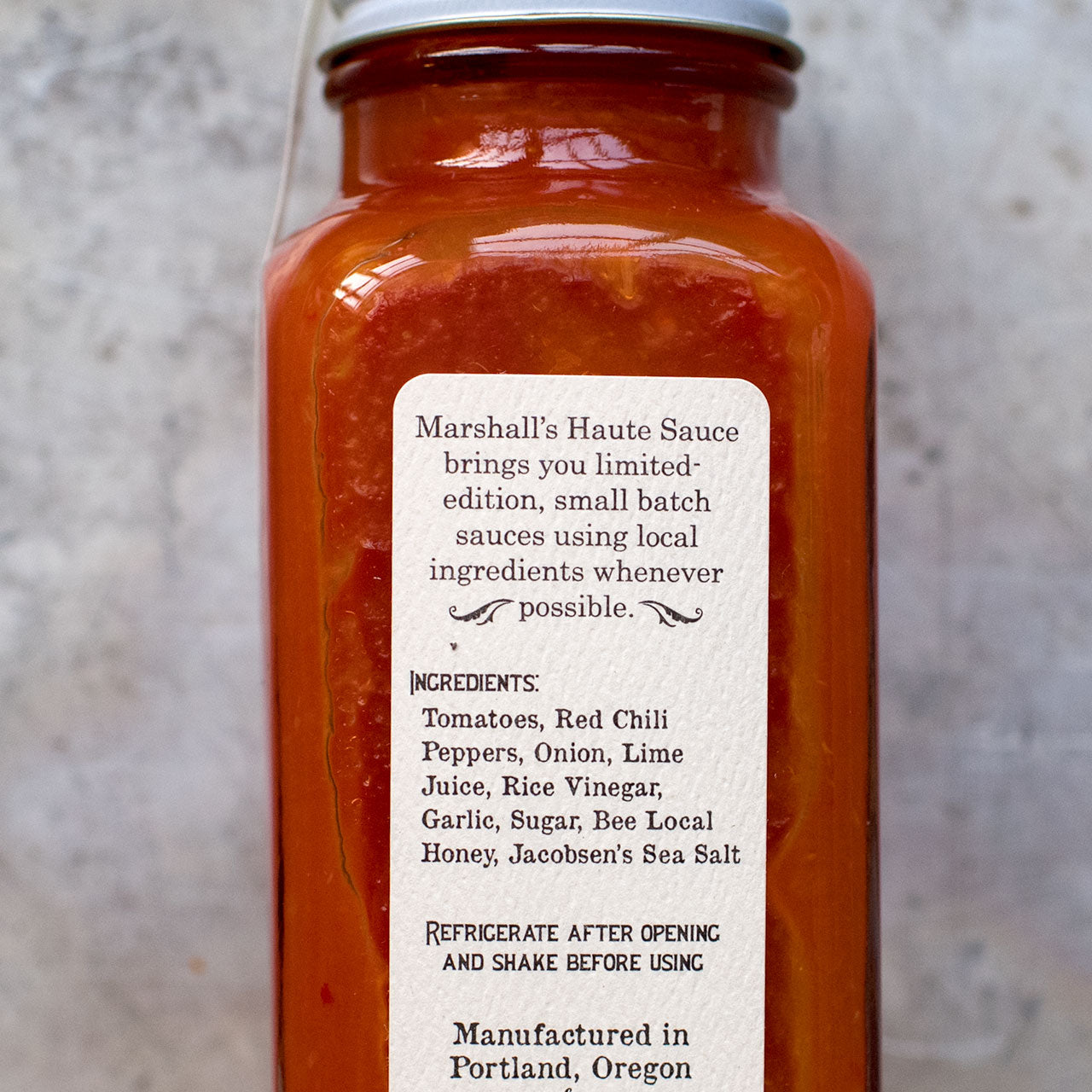 Marshalls Red Chili Lime Haute Sauce