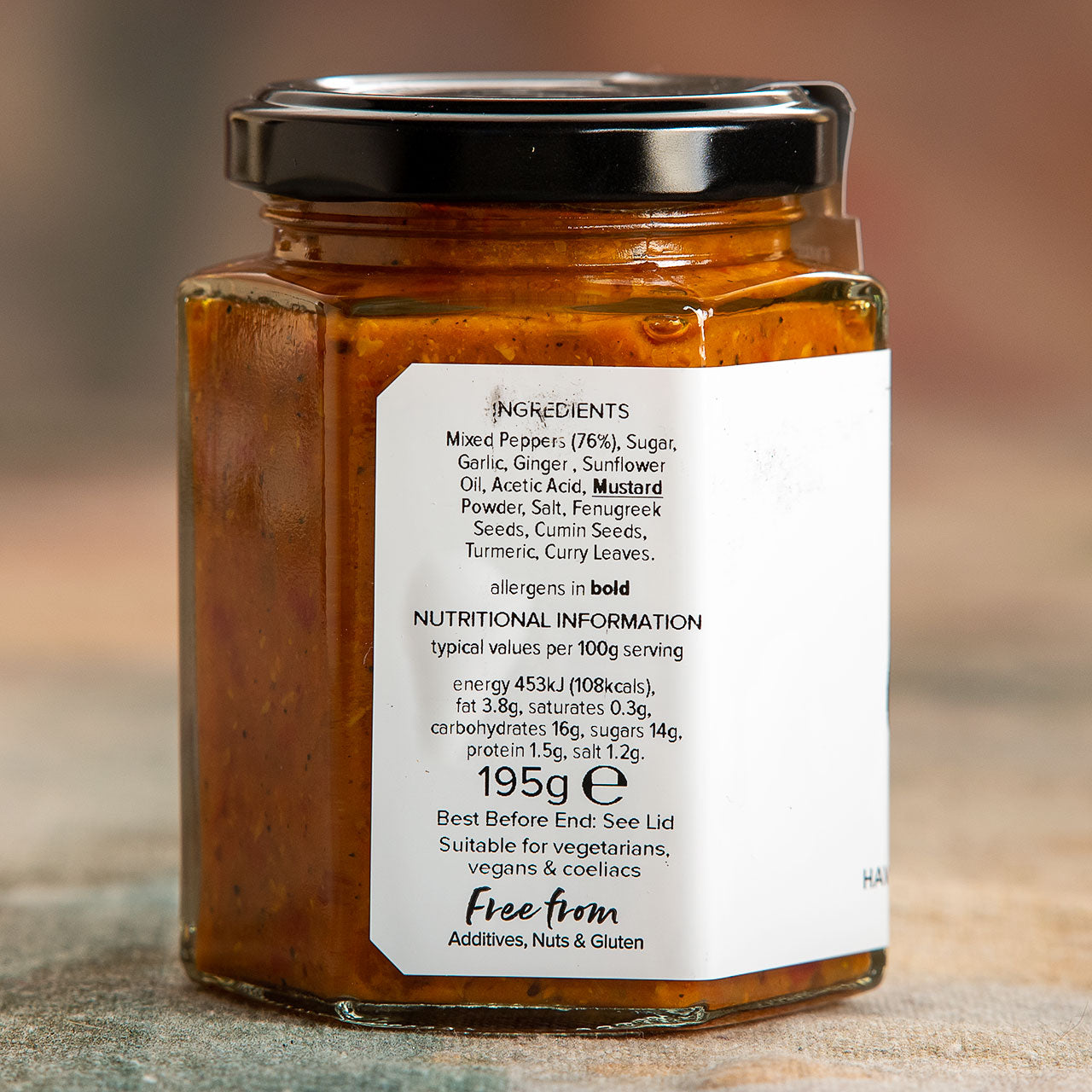 Hawkshead Mild Indian Sweet Pepper Pickle