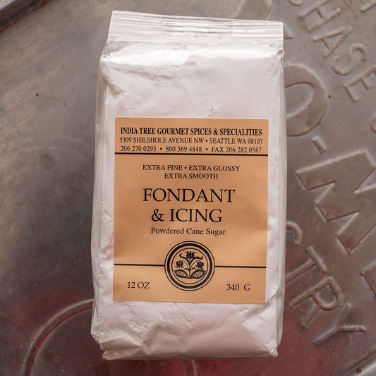 India Tree Powdered Fondant & Icing SUGAR - 3/4 LB