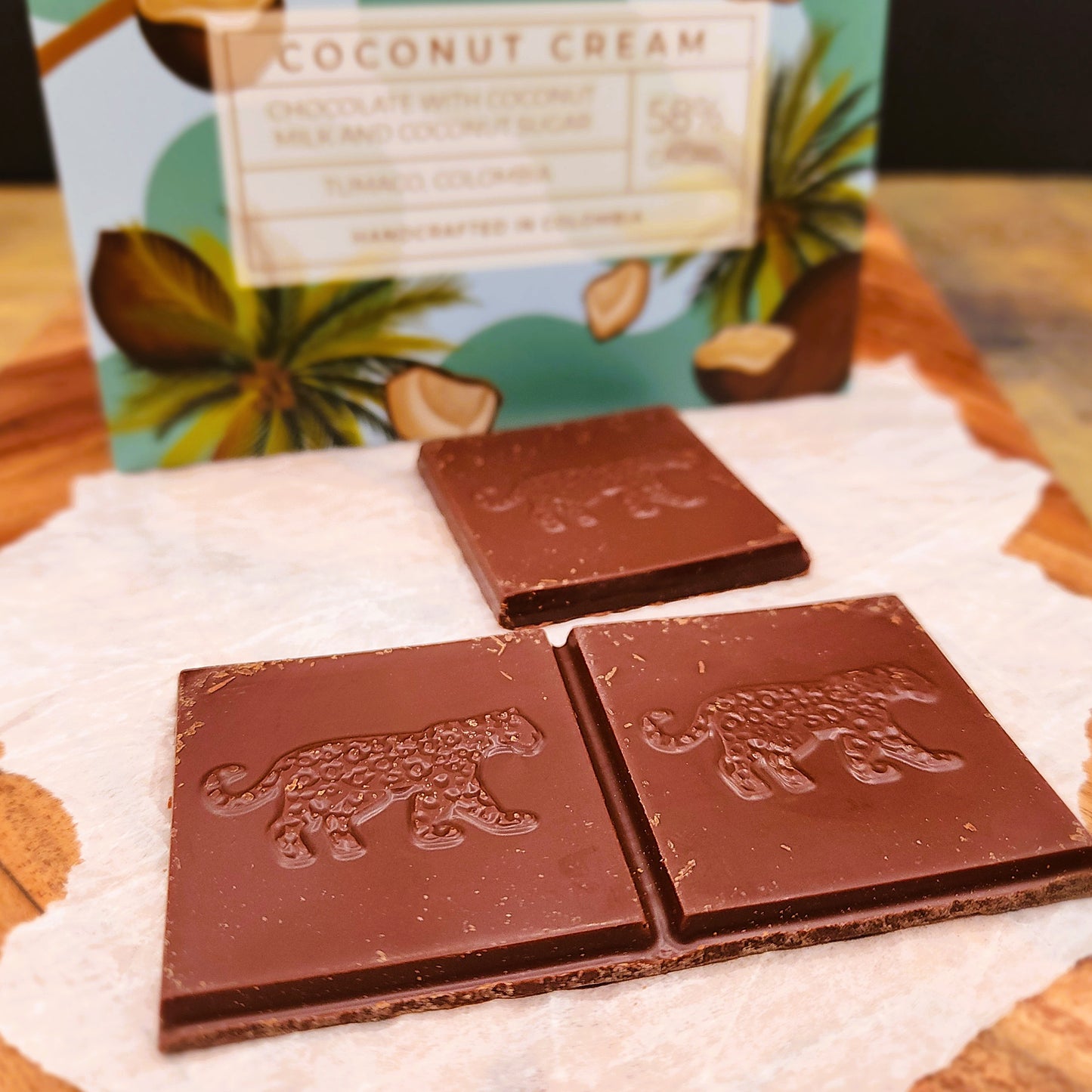 KARÜ Coconut Cream 58% Coconut Milk Chocolate Bar with Coconut Sugar