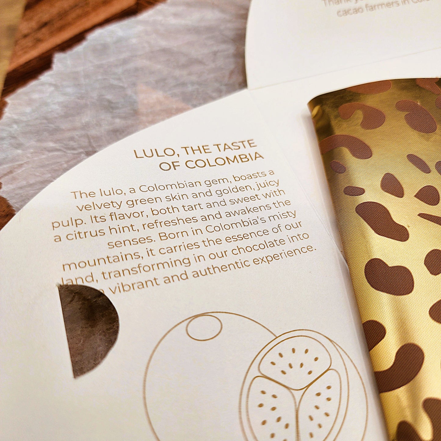 KARÜ Lulada 37% White Chocolate Bar with Lulo Fruit