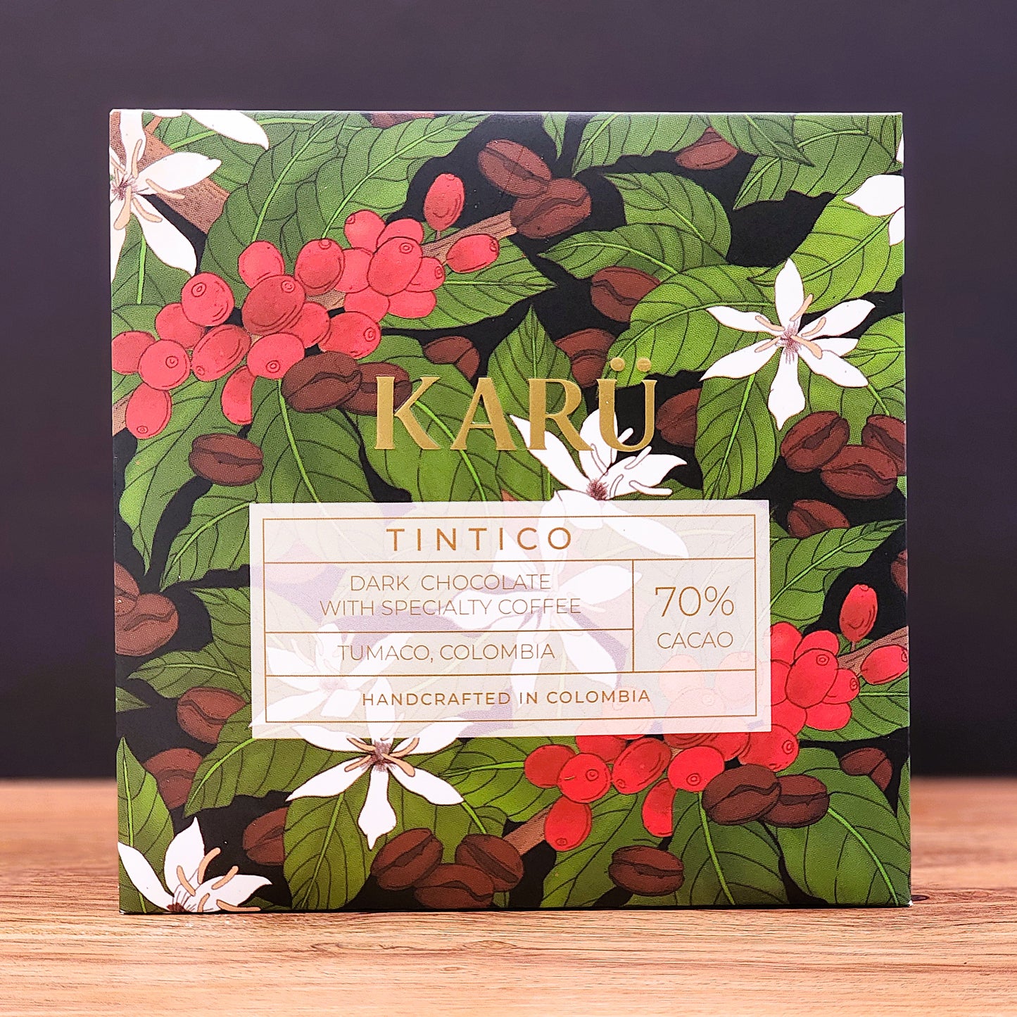 KARÜ 70% Tintico Dark Chocolate with Coffee