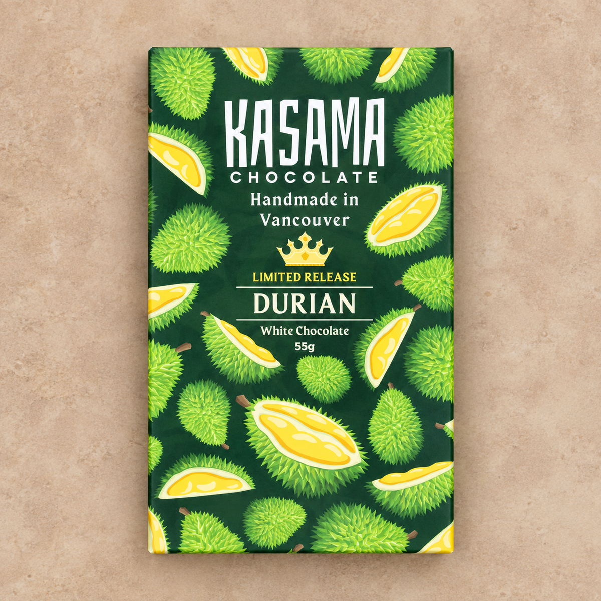 Kasama Durian White Chocolate Bar