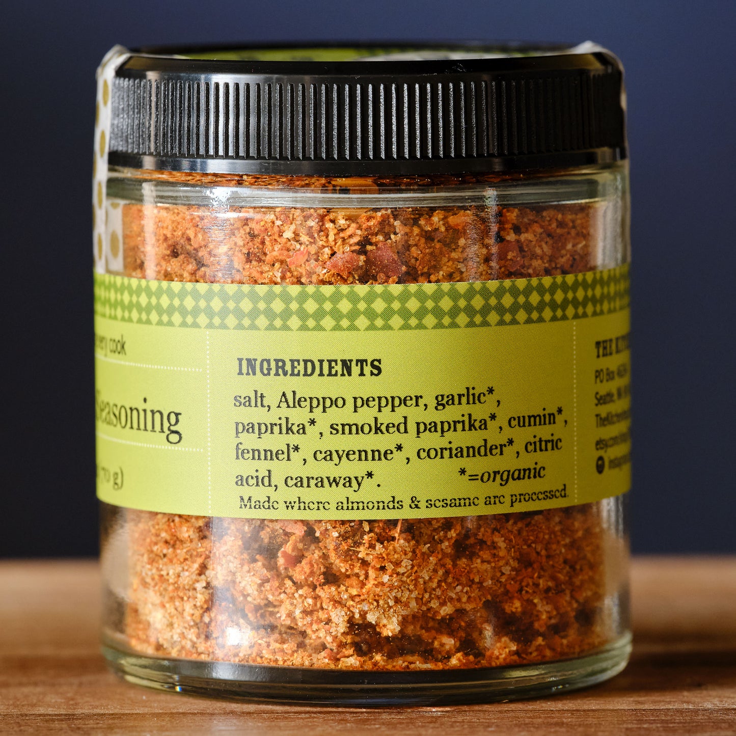 Kitchen Imp Merguez Seasoning ingredients