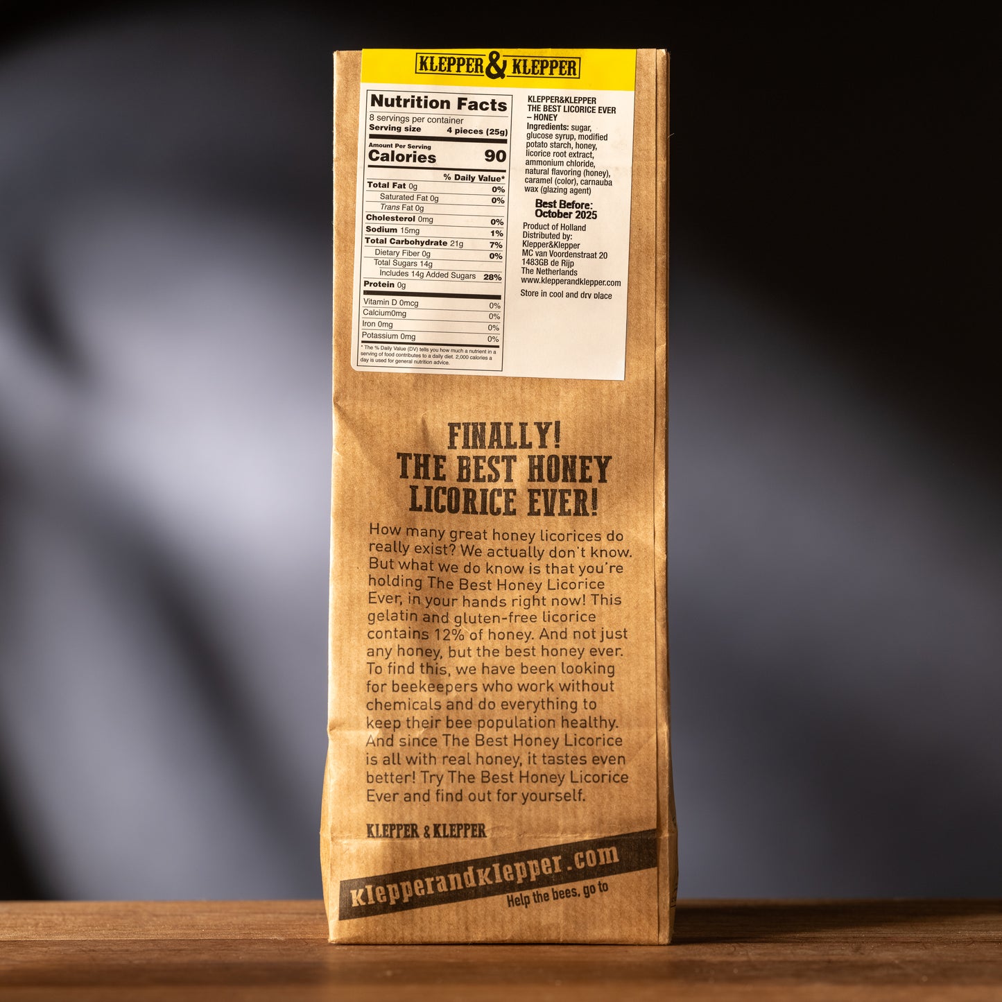 Klepper & Klepper Sweet Licorice Candy with Honey