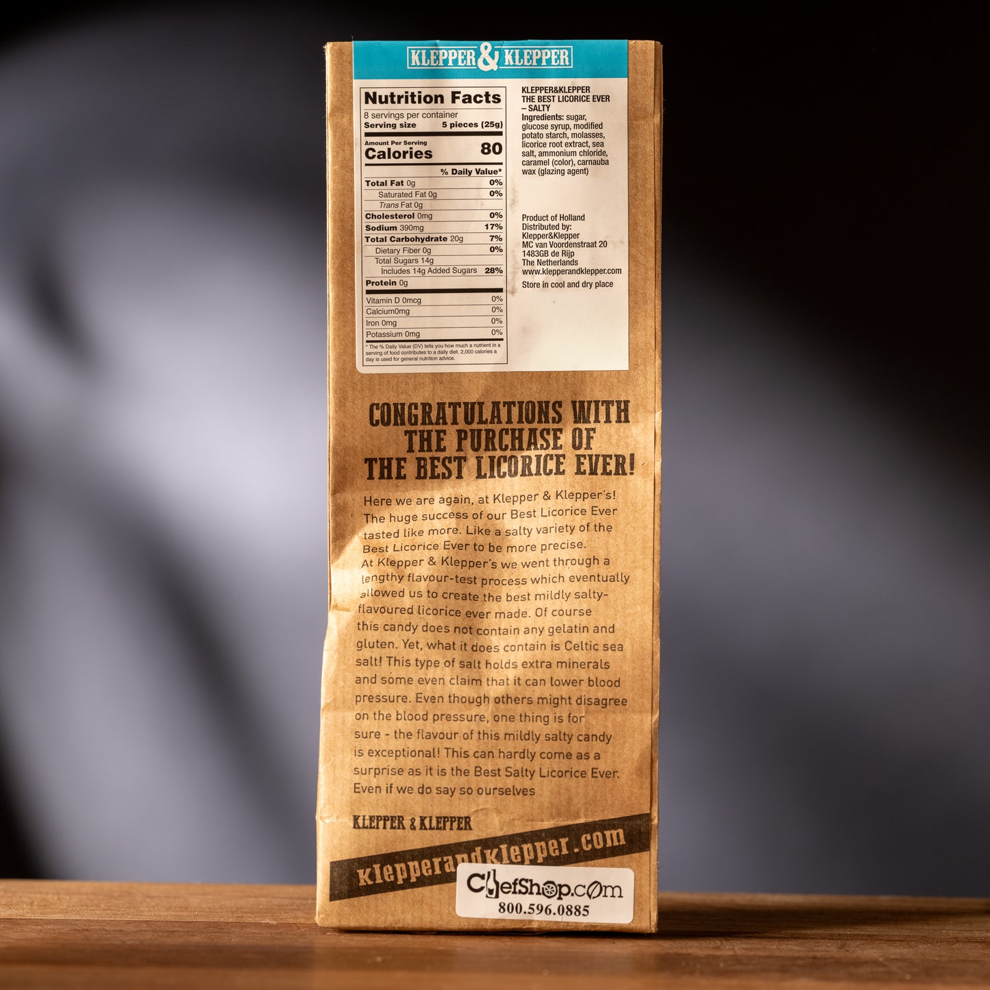 Klepper & Klepper Mild Salty Licorice Candy