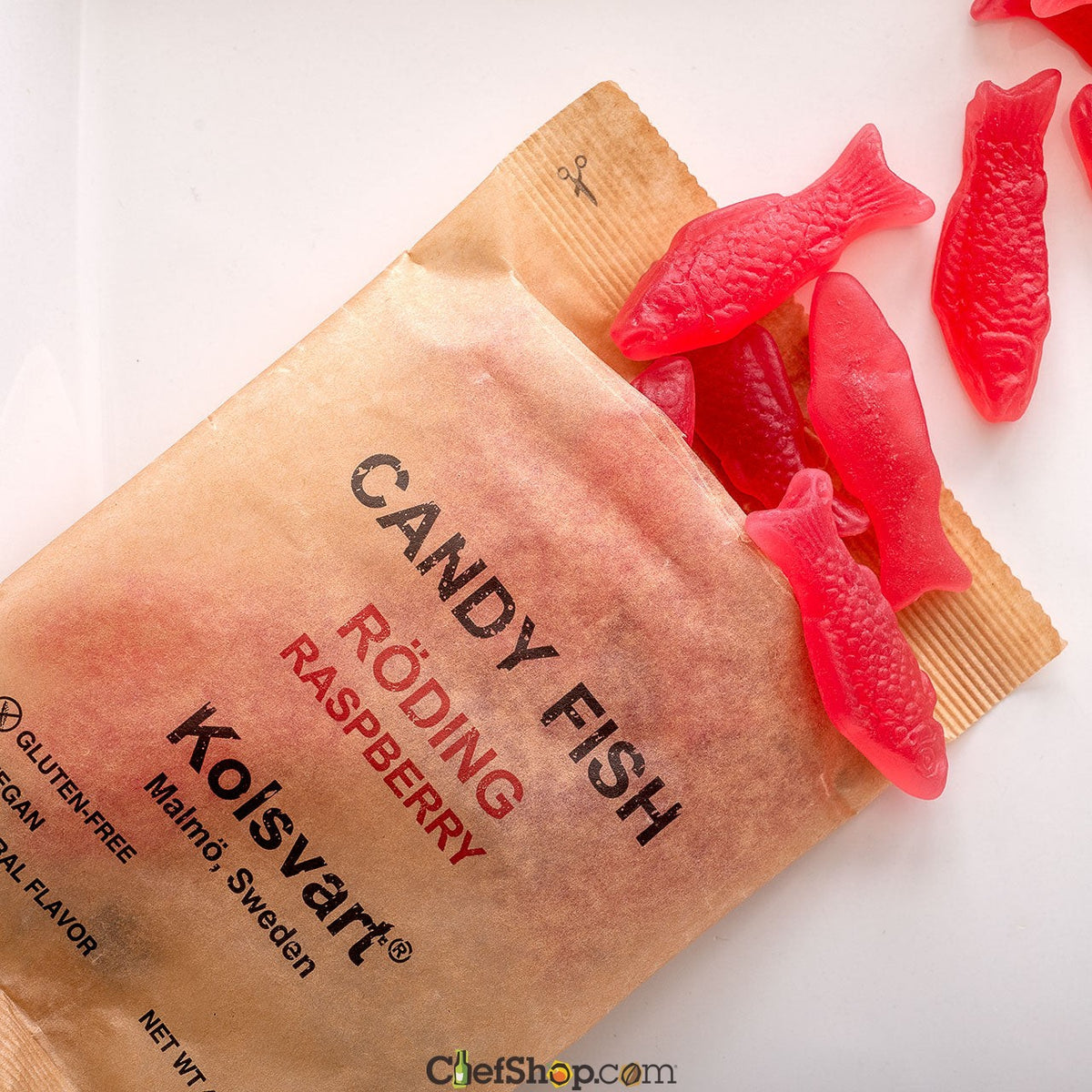 Kolsvart Roding Raspberry Swedish Fish (Malmo Sweden) from ChefShop.com ...