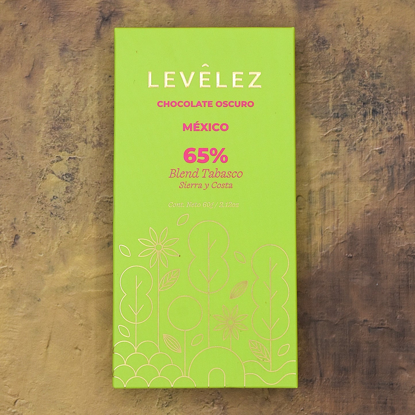 Levêlez 65% Sierra y Costa Dark Chocolate Bar