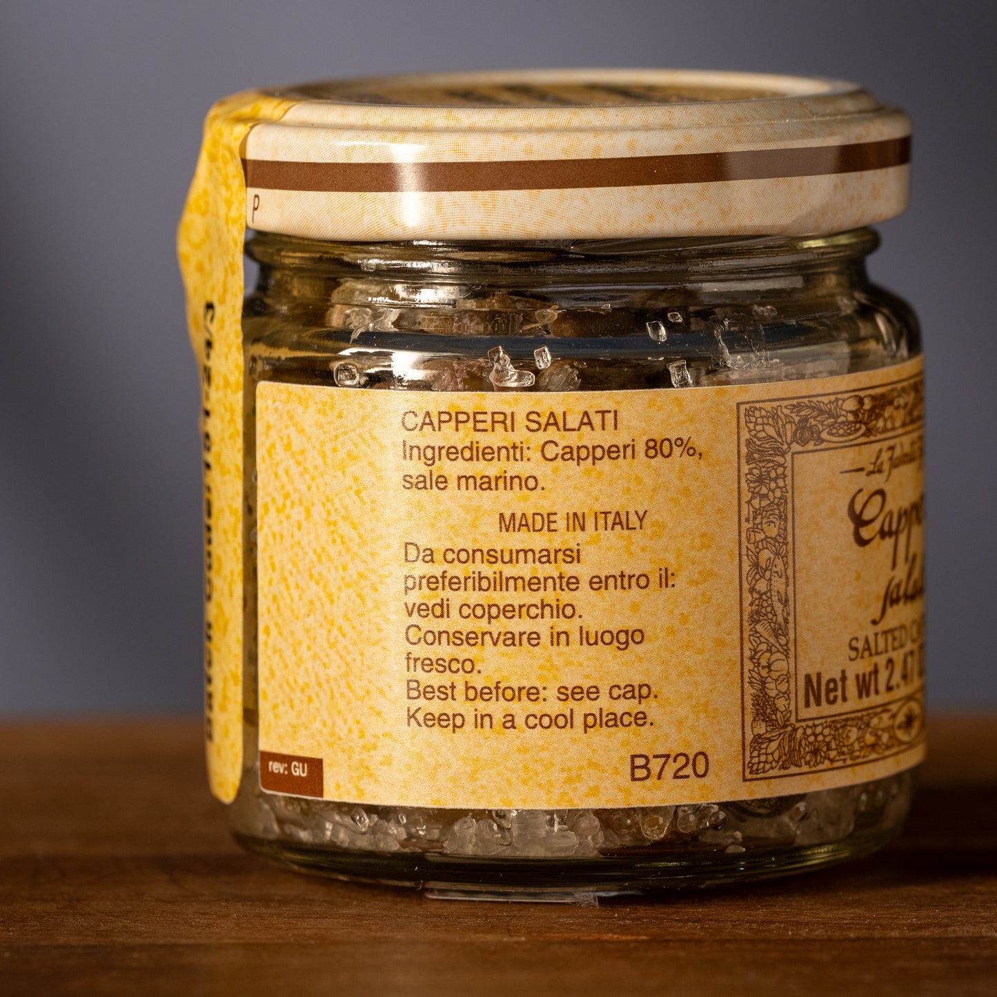 Large Pantescan Capers in Salt