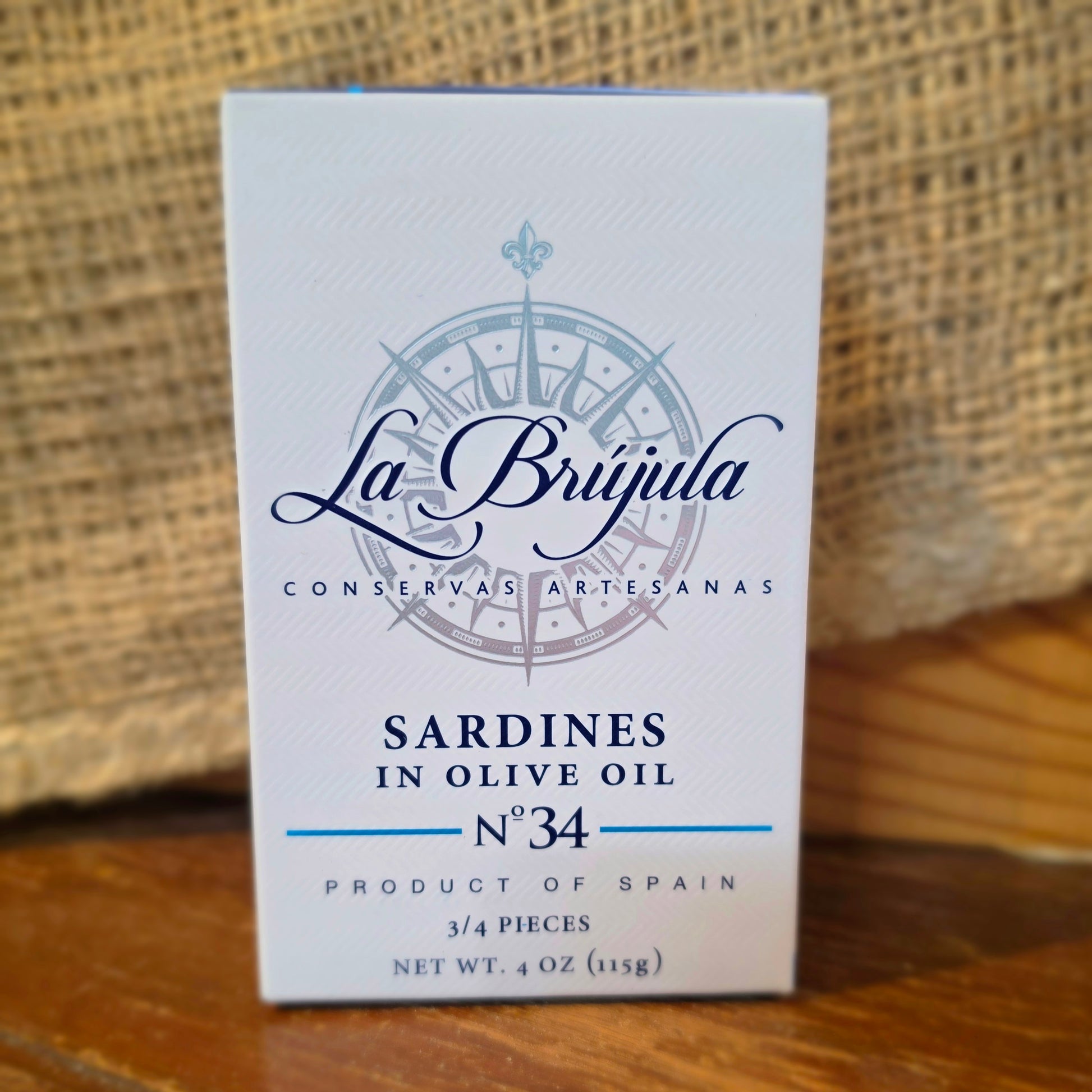 La Brujula Sardines in Olive Oil No 34