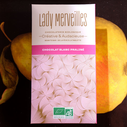 Lady Merveilles Strawberry Coconut Vegan Cocoa Butter Bar
