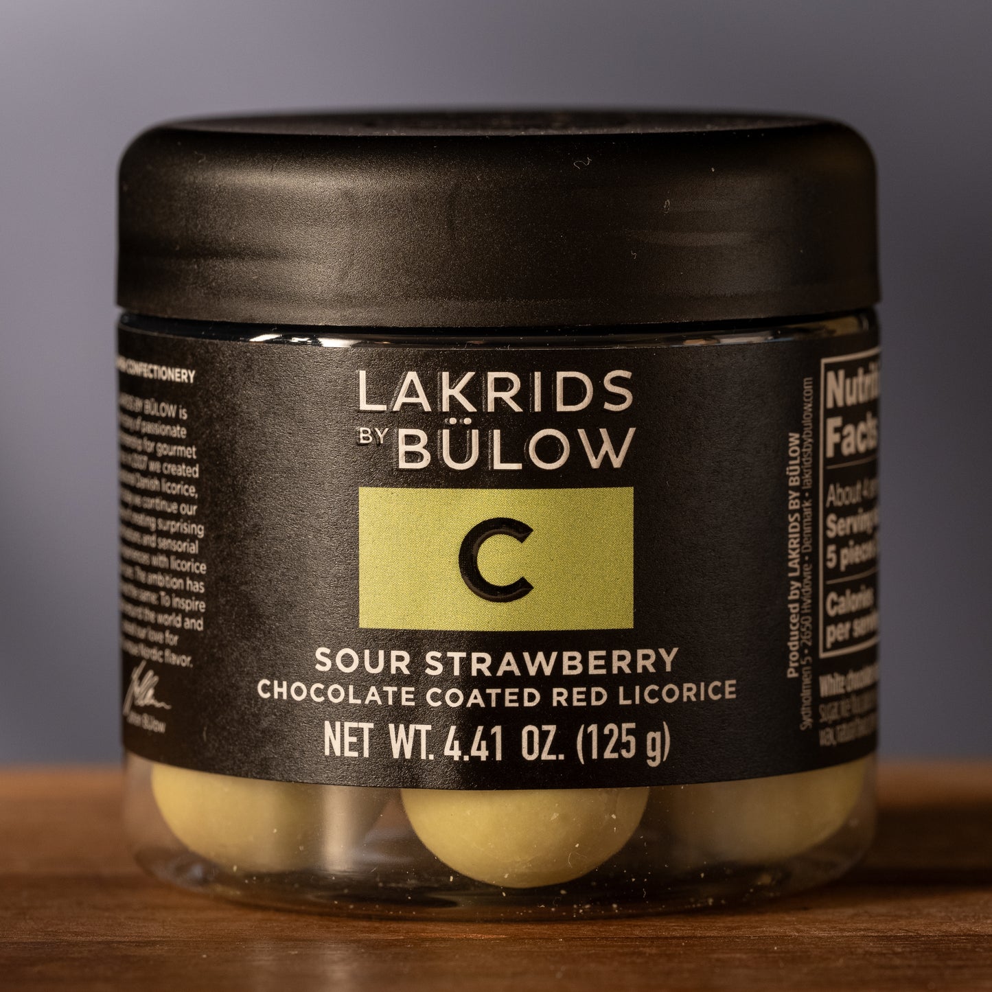 Lakrids Sour Strawberry Chocolate-Covered Sweet Licorice