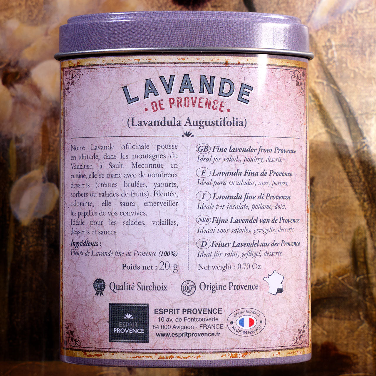 Lavande Culinaire from Esprit Provence - Lavender from Provence