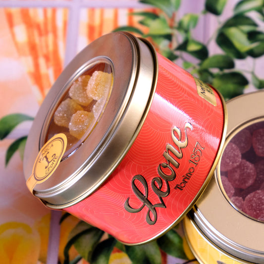 Leone Lemon Fruit Jelly Drops in Tin