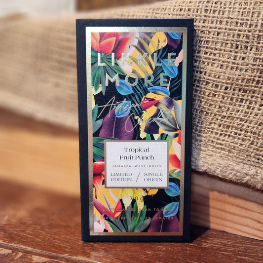 Likkle More Tropical Fruit Punch Dark Chocolate Bar 