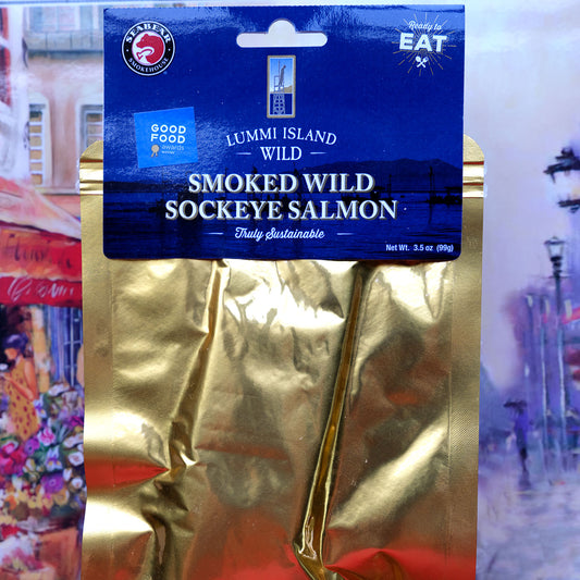 Lummi Island Wild Smoked Sockeye Salmon - Pouch