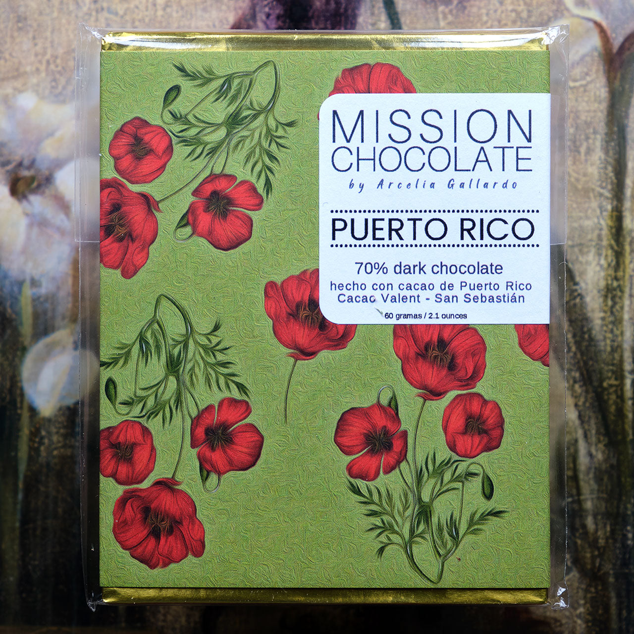 MISSION Chocolate PUERTO RICO 70% Dark Chocolate Bar