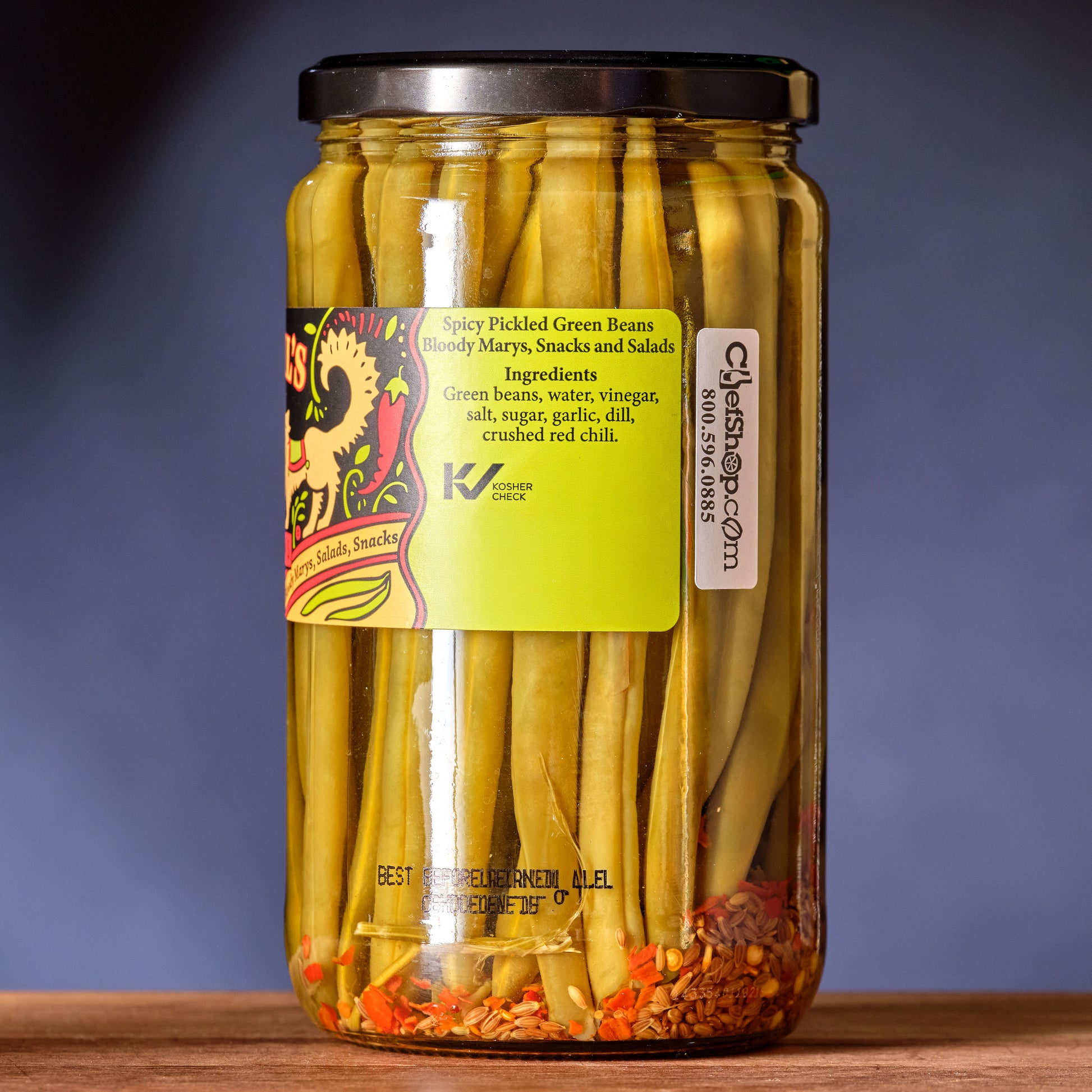 Mama Lil's Pickled Green Beans ingredients