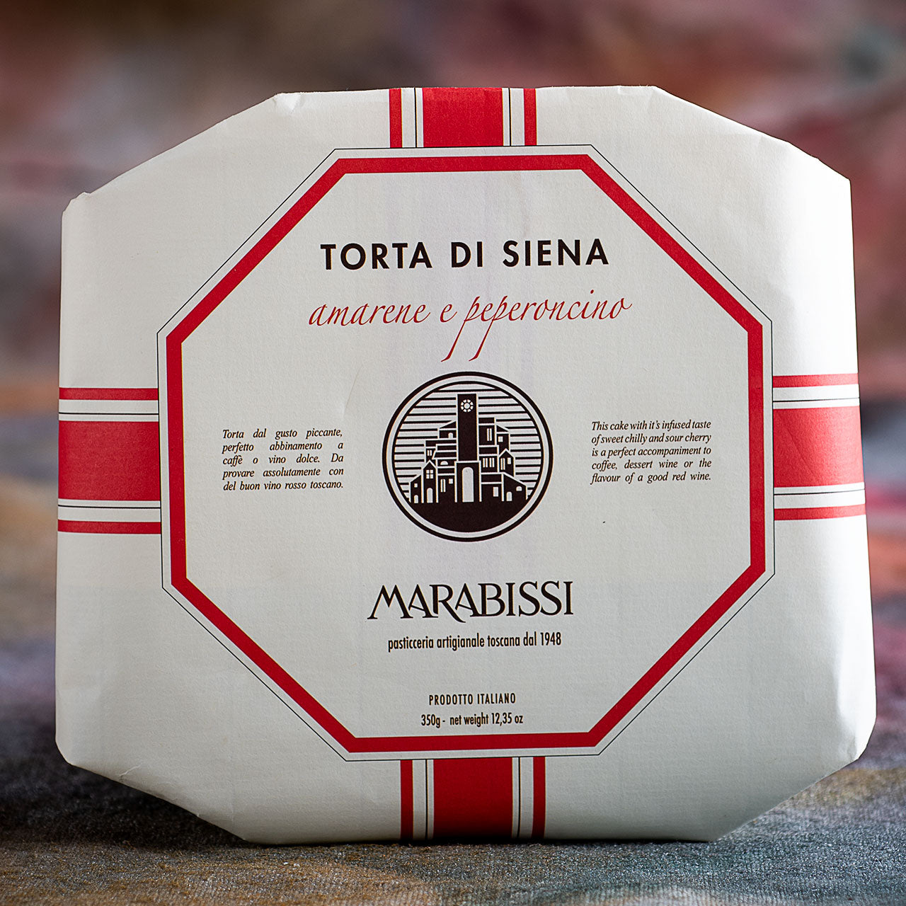 Marabissi Panforte Torta di Siena Amarene e Peperoncino - Sour Cherries and Chili