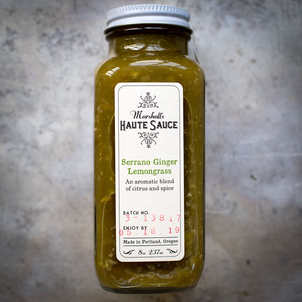 Marshalls Serrano Ginger Lemongrass Haute Sauce