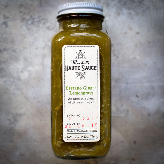 Marshalls Serrano Ginger Lemongrass Haute Sauce