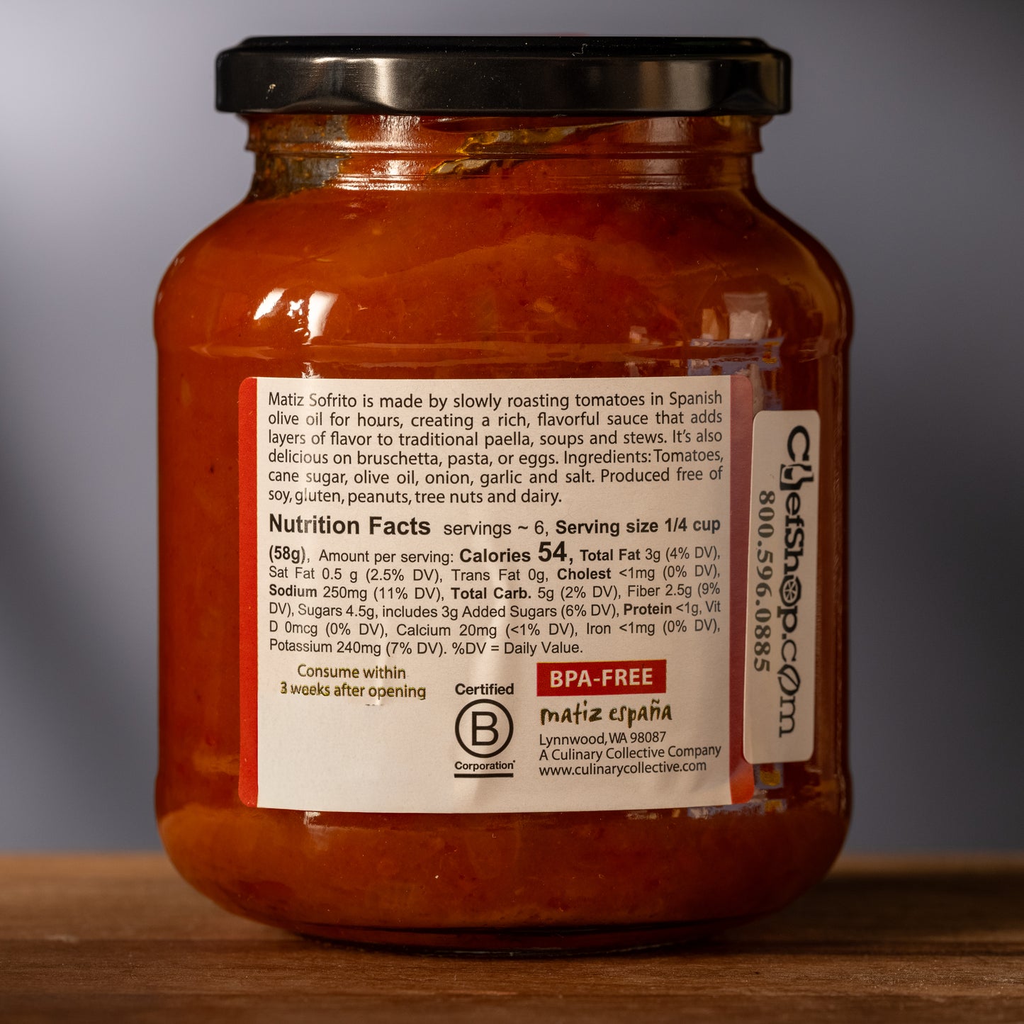 Matiz Paella Tomato Sofrito Sauce