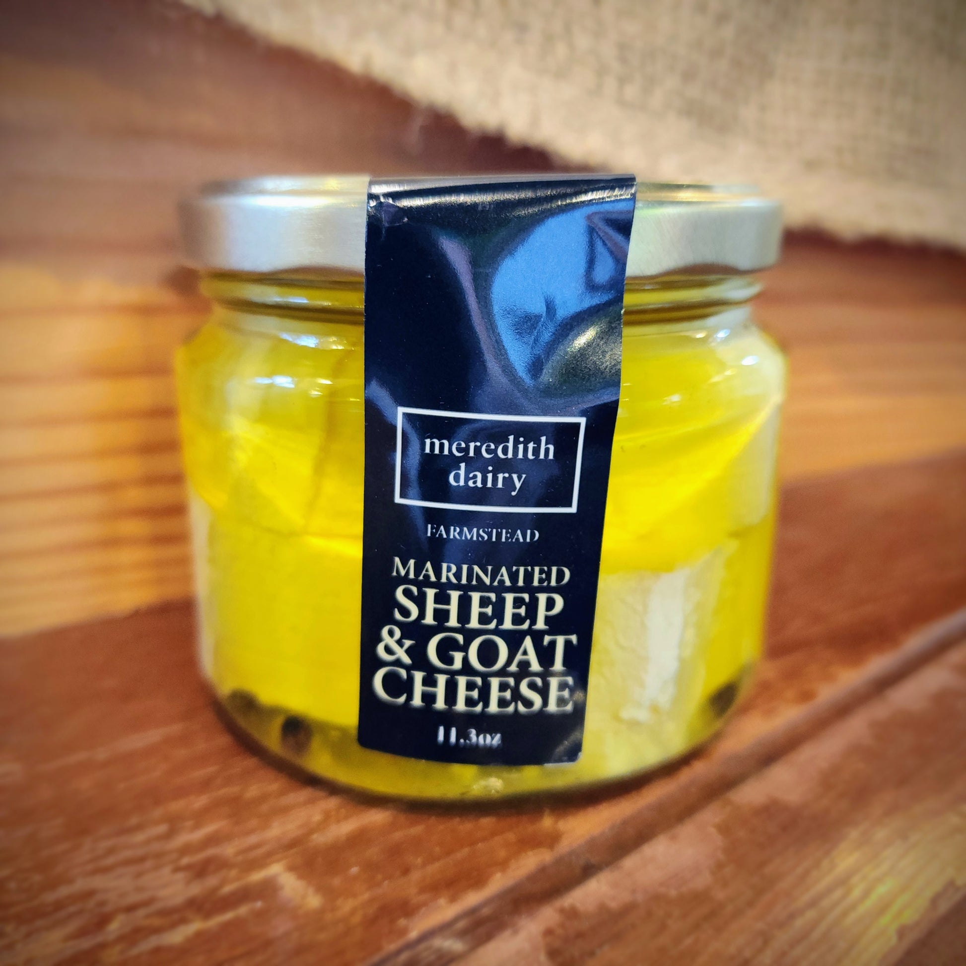 Meredith Dairy Marinated Sheep and Goat Cheese