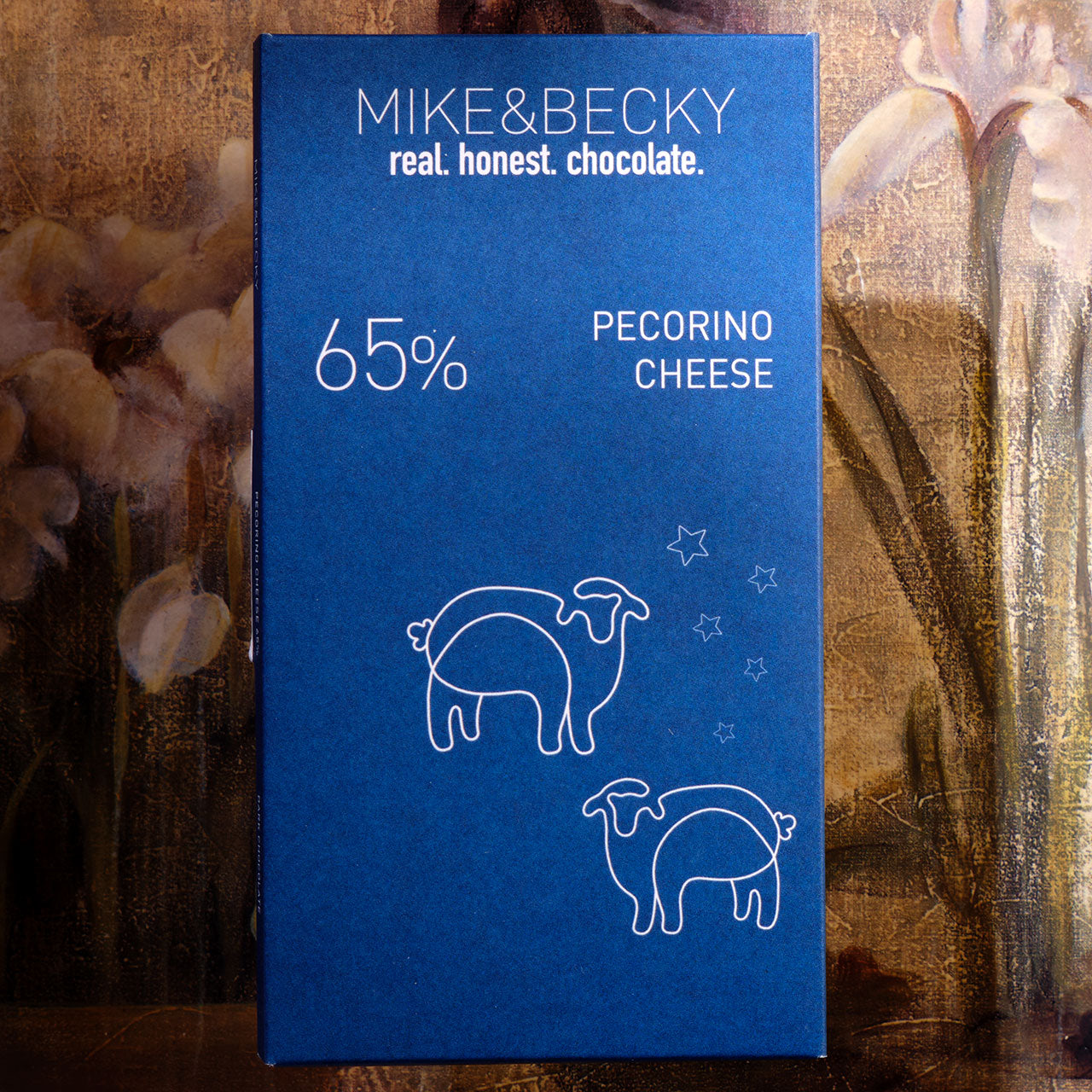 Mike & Becky Pecorino Cheese 65% Dark Organic Chocolate