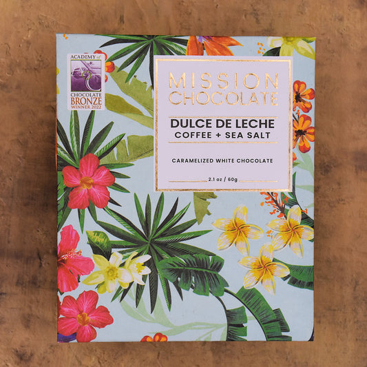 MISSION Chocolate Dulce de Leche Caramelized White Chocolate with Coffee and Sea Salt