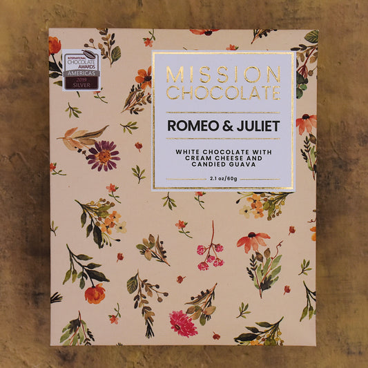 MISSION Chocolate Romeo & Juliet Cream Cheese White Bar with Guava