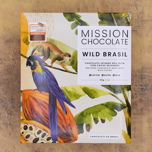 MISSION Chocolate Wild Brasil 65 Percent Dark Bar
