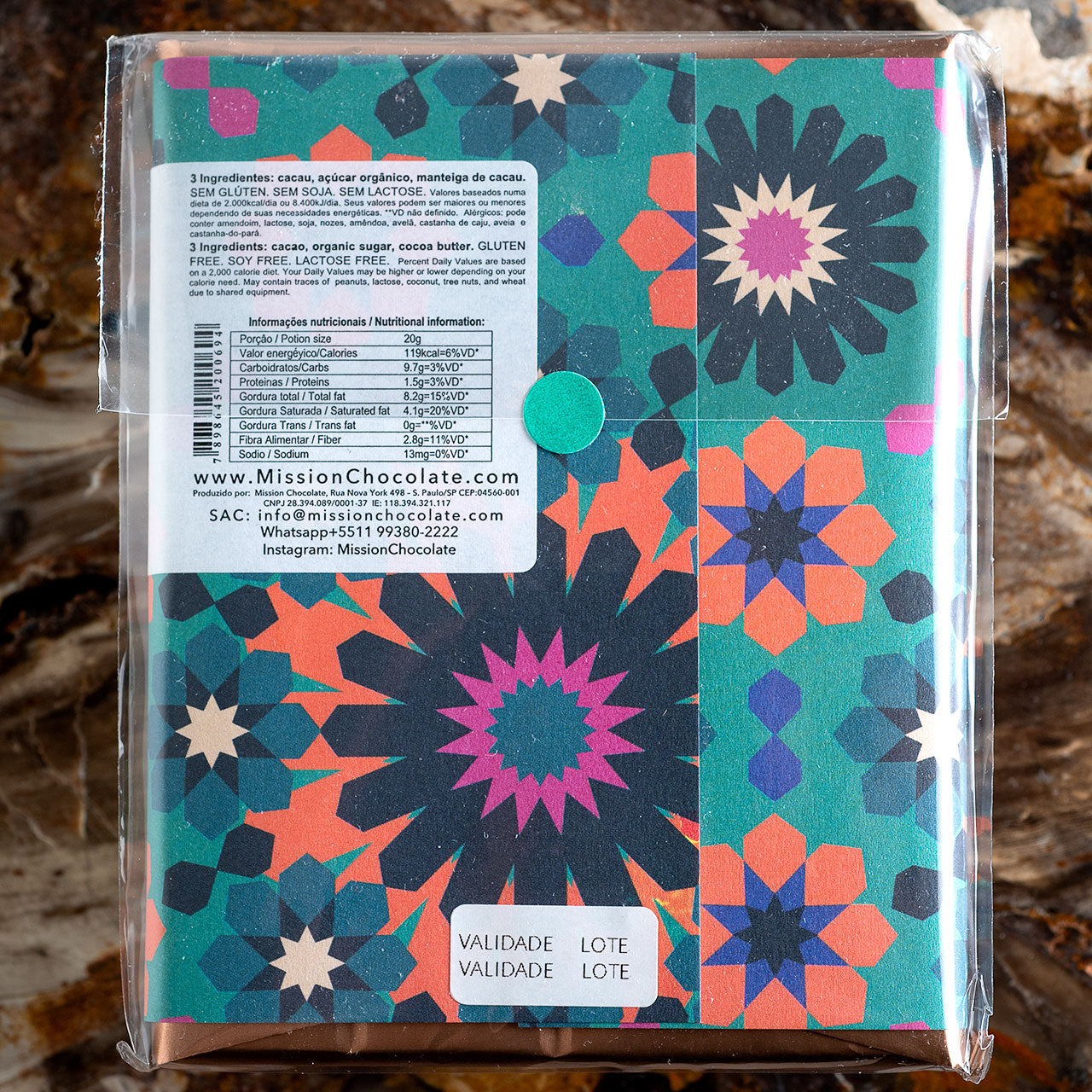 MISSION Chocolate 85-Percent Dark Brazil Bar