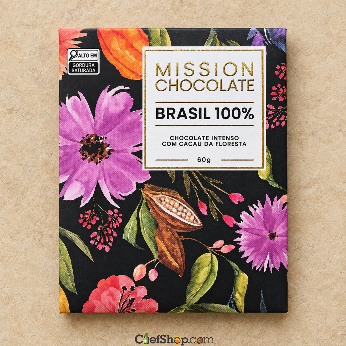 Mission Chocolate Brazil 100% Dark Chocolate Bar