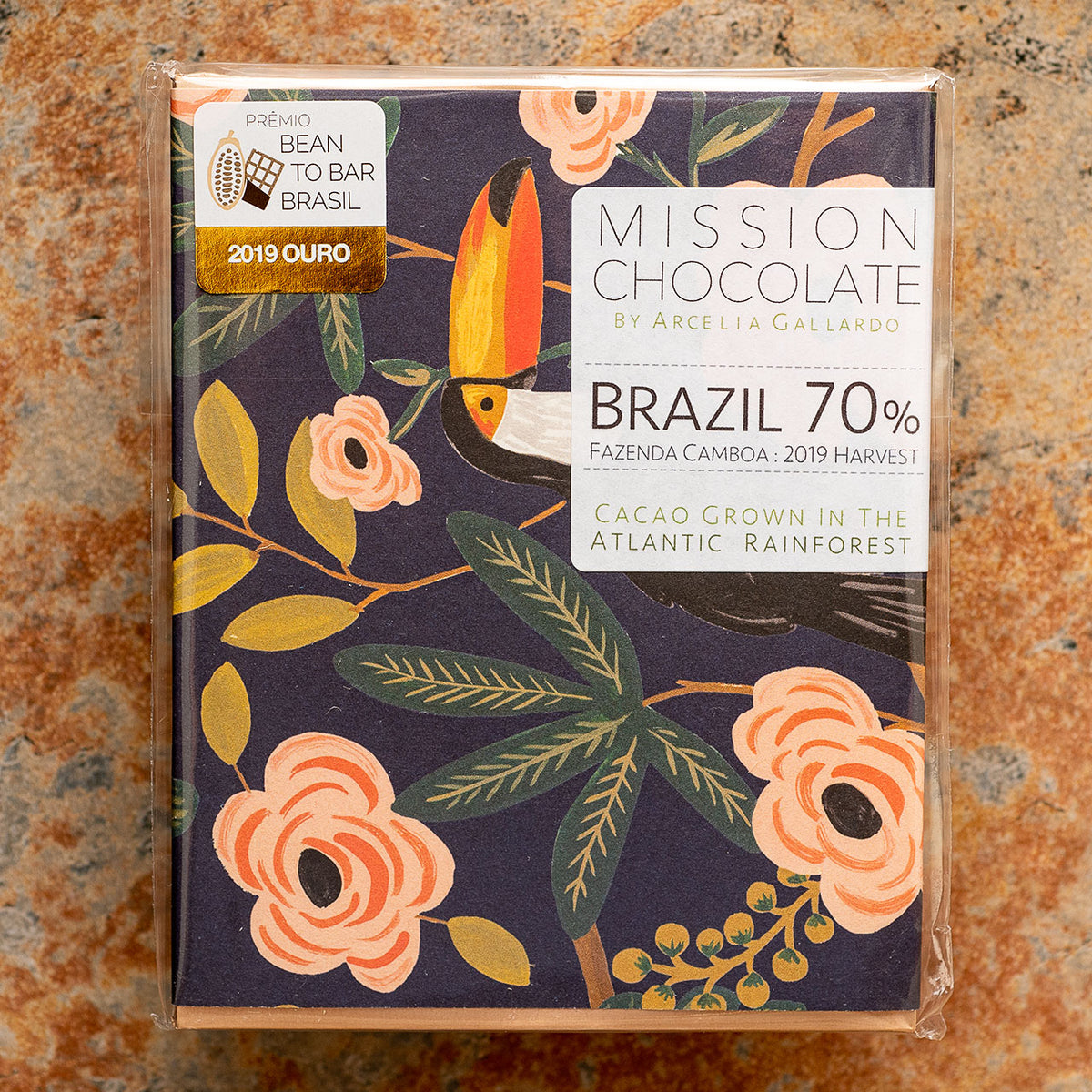 MISSION Chocolate Brazil 70-Percent Dark Chocolate Bar