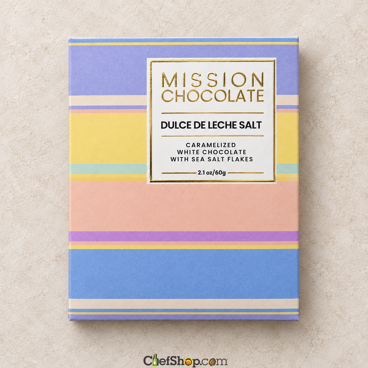 Mission Dulce de Leche Caramelized White Chocolate Bar with Flor de Sal