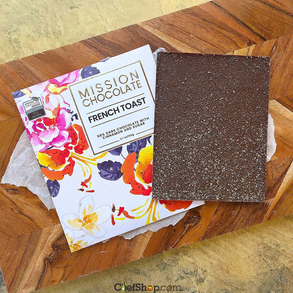 Mission Chocolate French Toast 58% Dark Chocolate Bar