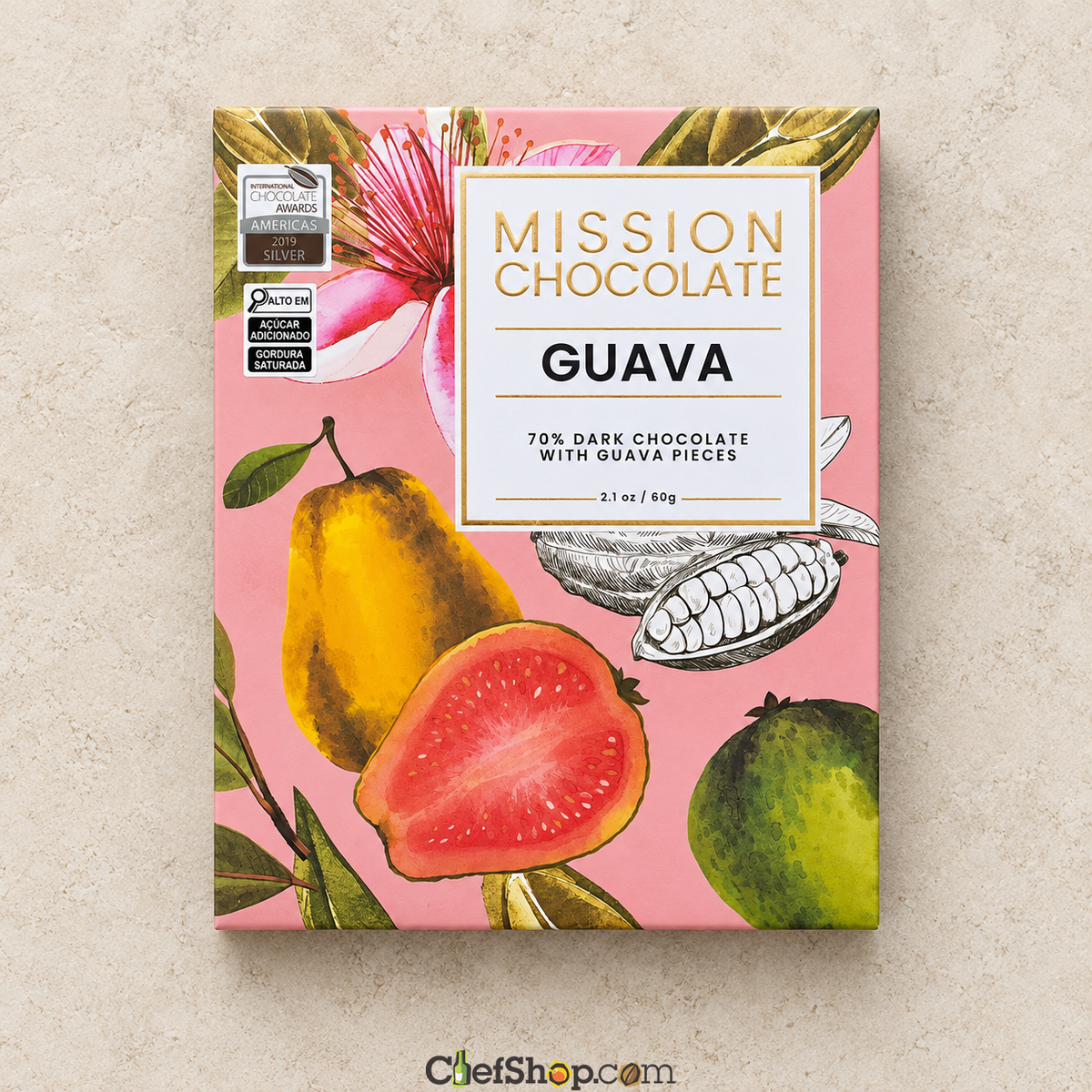 Mission 70% Dark Chocolate with Candied Guava