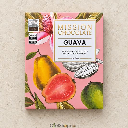 Mission 70% Dark Chocolate with Candied Guava
