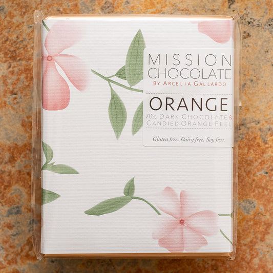 MISSION Chocolate Orange 70-Percent Dark Chocolate Bar