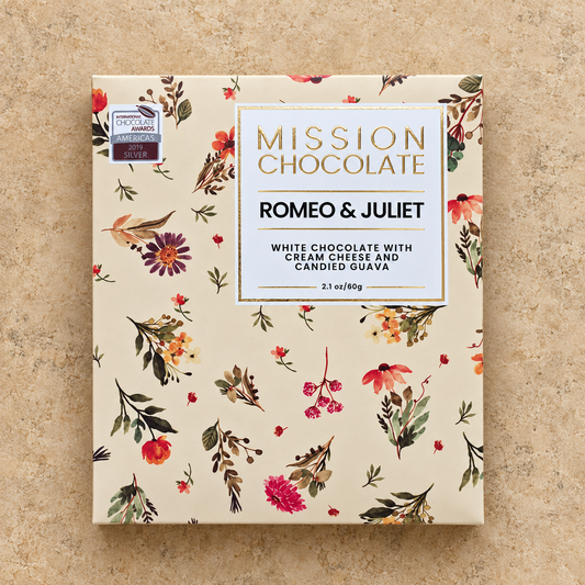 Mission Romeo & Juliet White Chocolate Bar with Cream Cheese and Guava
