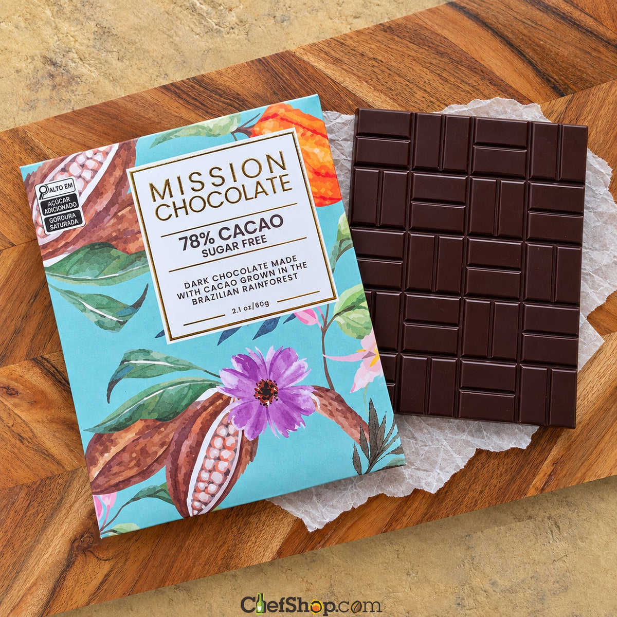 Mission Chocolate 78% Sugar Free Dark Chocolate Bar