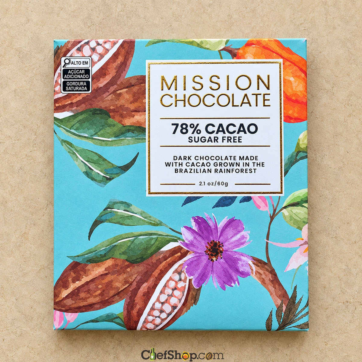 Mission Chocolate 78% Sugar Free Dark Chocolate Bar