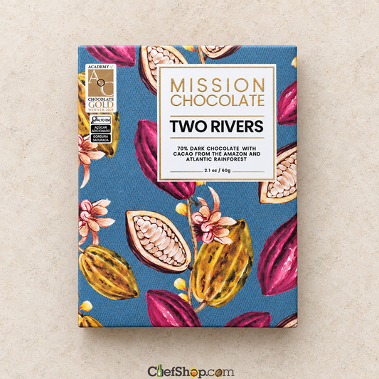 Mission Chocolate 70% Two Rivers Dark Chocolate Bar