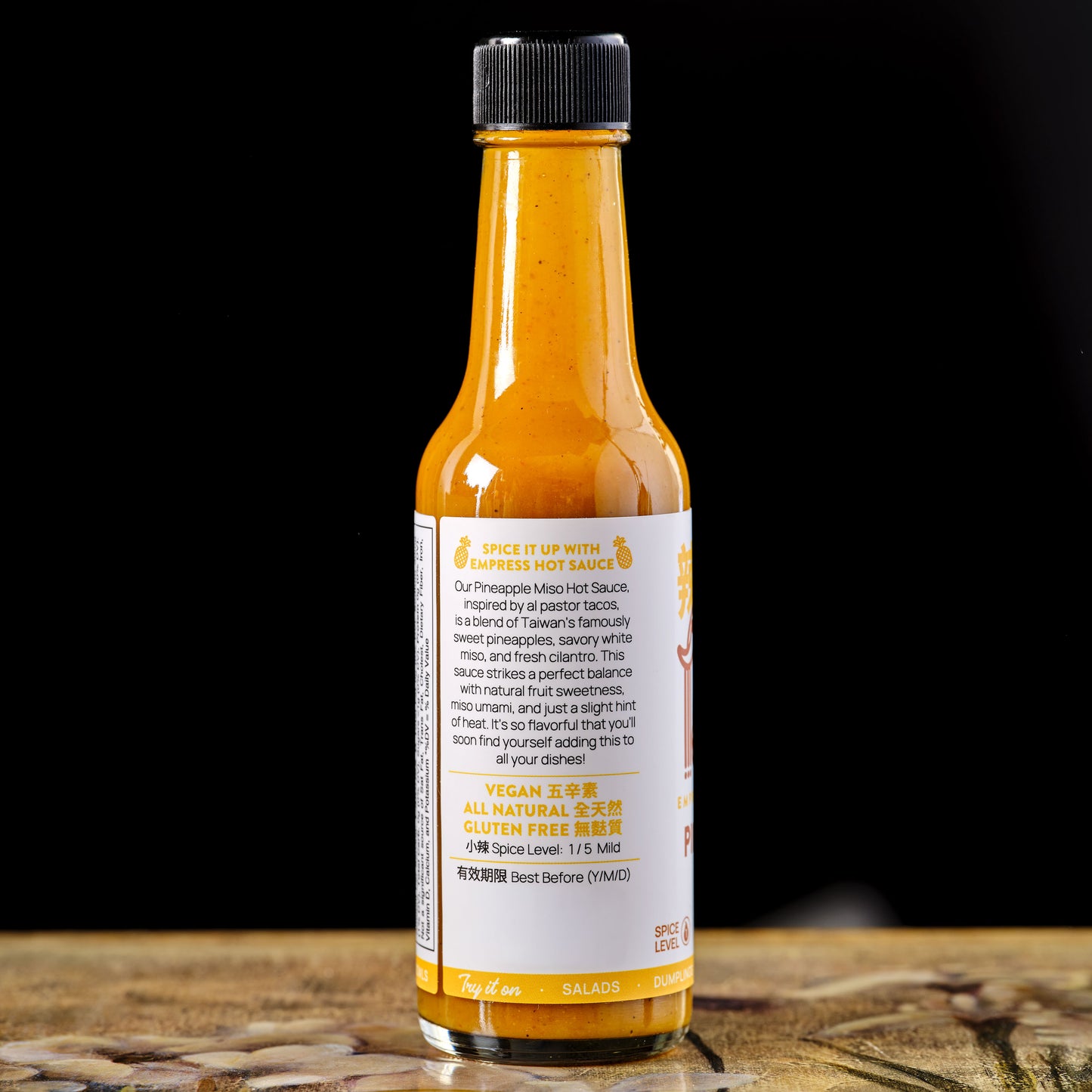 about Empress Pineapple Miso Hot Sauce
