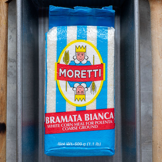 Moretti Bramata Coarse Bianca White Corn Polenta