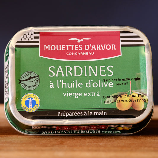 Mouettes d'Arvor Sardines a l'Huile d'Olive