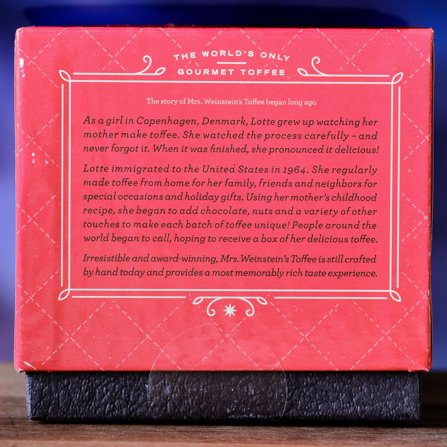 Mrs Weinstein's Milk Chocolate Almond Toffee Squares About