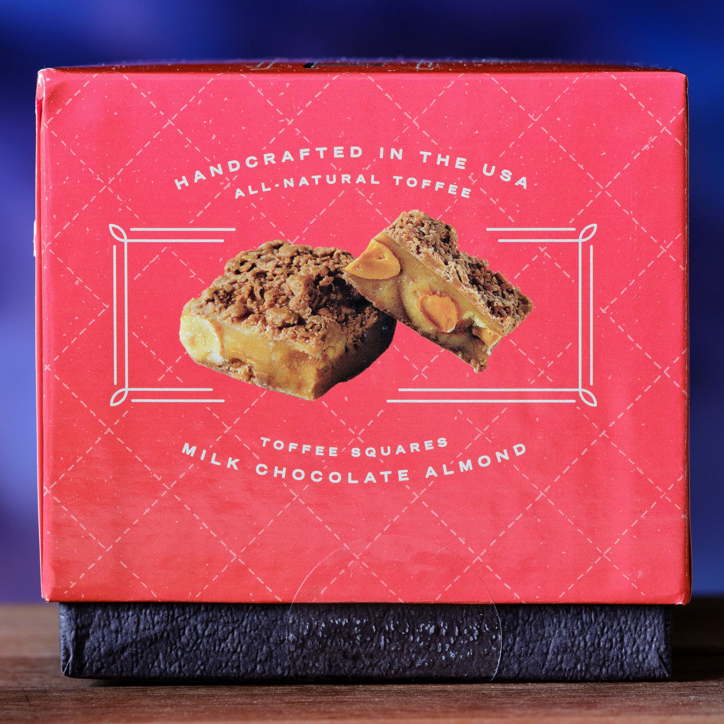 Mrs Weinstein's Milk Chocolate Almond Toffee Squares side