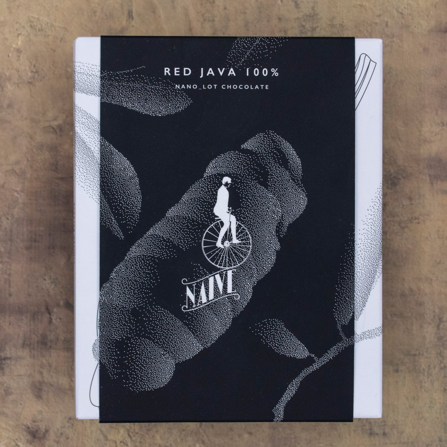 Naive Red Java 100% Chocolate Bar