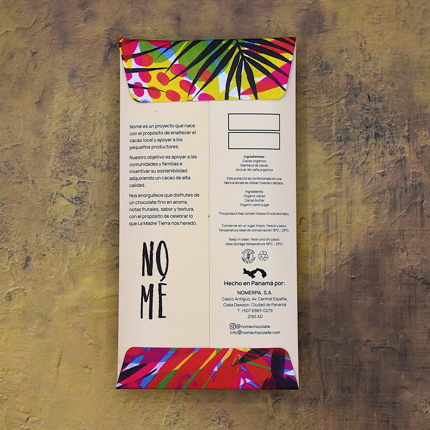 Nome 63% Panamanian Dark Chocolate Bar